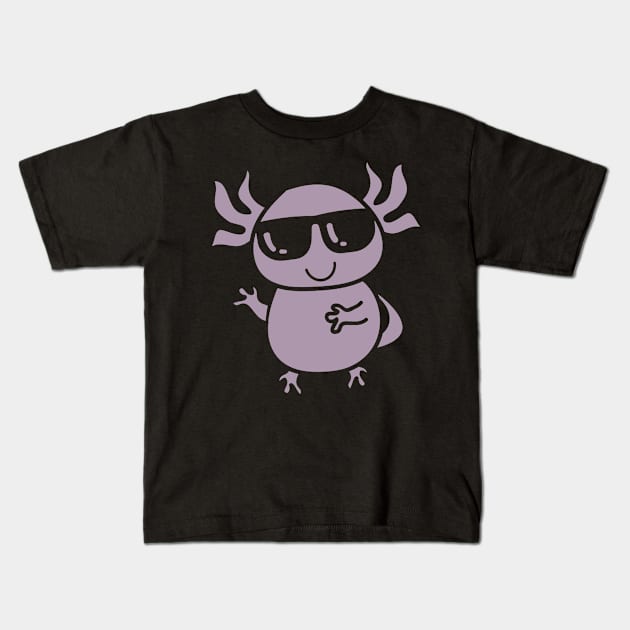 axolotl design Kids T-Shirt by HBfunshirts